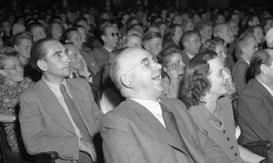 Audience Laughing